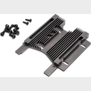 Hd Heatsink Motor Plate 10mm (7075s/gray) - Hp102359 - Hpi Racing