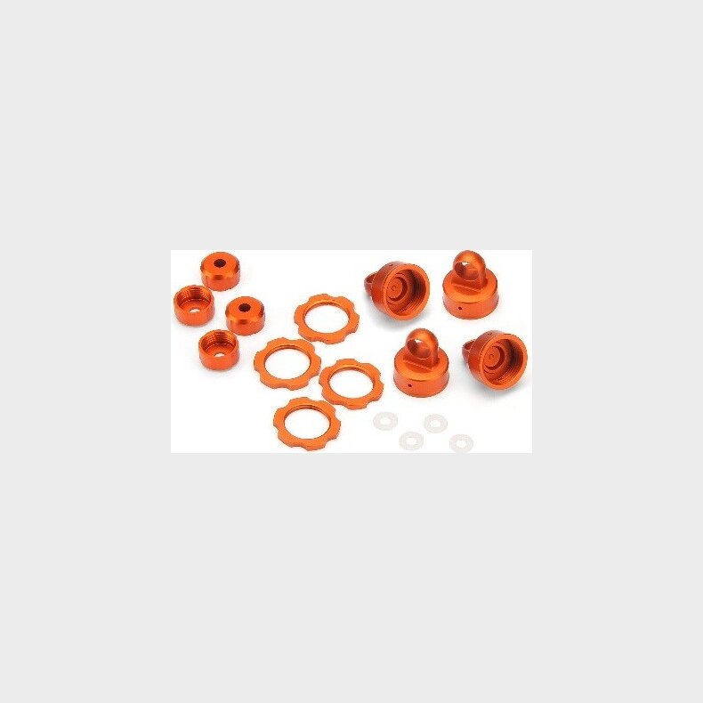 Shock Color Parts Set (orange) - Hp103408 - Hpi Racing