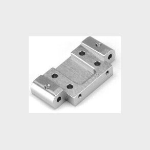 Aluminum Front Suspension Arm Mount (5 Deg/silver) - Hp104869 - Hpi Racing