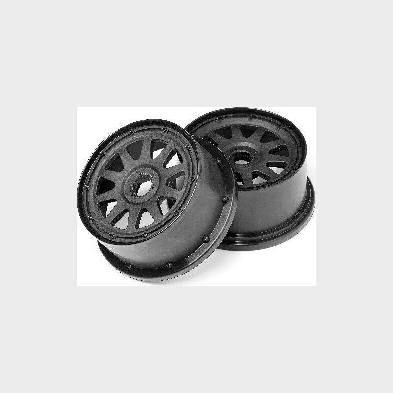 Tr-10 Wheel Black (120x65mm/-10mm Offset) - Hp104971 - Hpi Racing