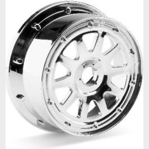 Tr-10 Wheel Chrome (120x60mm/-4mm Offset) - Hp104973 - Hpi Racing