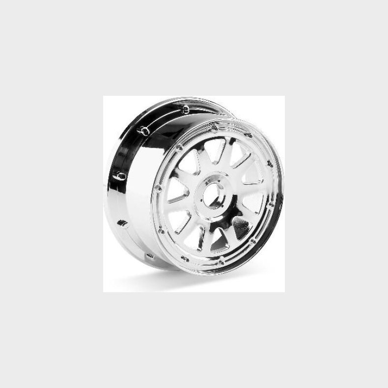 Tr-10 Wheel Chrome (120x65mm/-10mm Offset) - Hp104977 - Hpi Racing