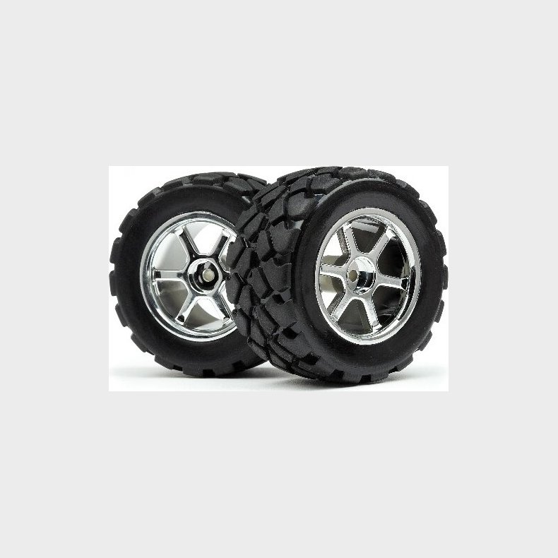 Mounted Vt Tire/wheel Set (4pcs) - Hp105524 - Hpi Racing