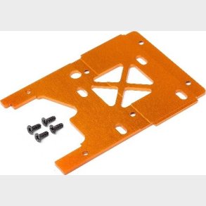 Engine Plate 2.5mm (7075/orange) - Hp105896 - Hpi Racing