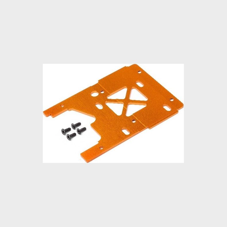 Engine Plate 2.5mm (7075/orange) - Hp105896 - Hpi Racing