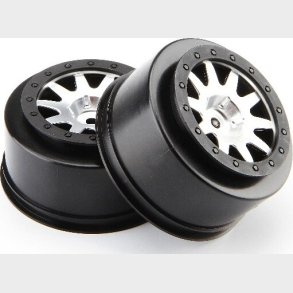 Mk.10 V2 Wheel Matt Chrome (4.5mm Offset/2pcs) - Hp106200 - Hpi Racing