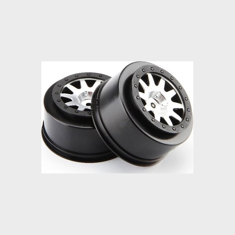 Mk.10 V2 Wheel Matt Chrome (4.5mm Offset/2pcs) - Hp106200 - Hpi Racing