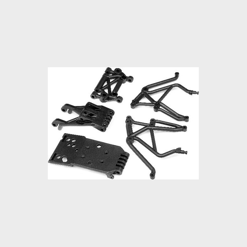 Rear Skid Plate Set - Hp106288 - Hpi Racing