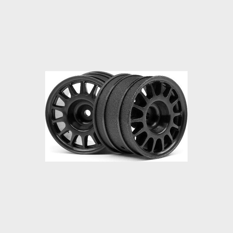 Wr8 Rally Off-road Wheel Black (48x33mm/2pcs) - Hp107970 - Hpi Racing