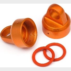 Aluminum Top Shock Cap (orange/2pcs) - Hp108070 - Hpi Racing