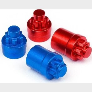 Porsche Rsr Wheel Nut Set - Hp109504 - Hpi Racing