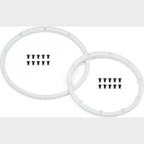 Wheel Bead Lock Rings (white/for 2 Wheels) - Hp110545 - Hpi Racing