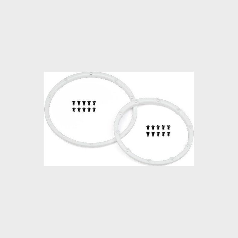 Wheel Bead Lock Rings (white/for 2 Wheels) - Hp110545 - Hpi Racing