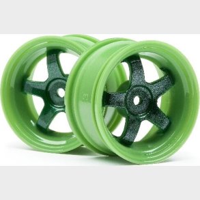 Work Meister S1 Wheel Green (3mm Offset/2pcs) - Hp111090 - Hpi Racing