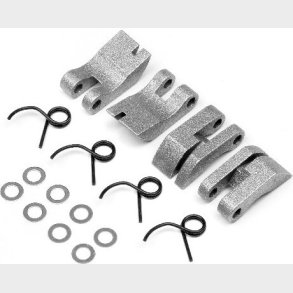 Aluminum Quadra Clutch Shoe/spring Set - Hp111350 - Hpi Racing
