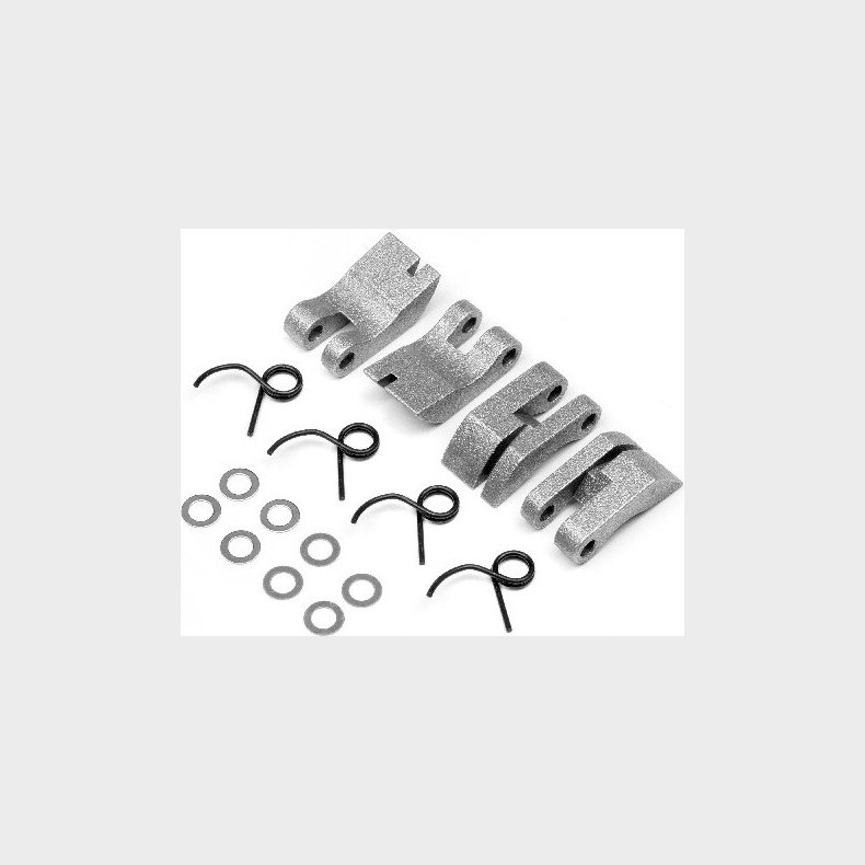 Aluminum Quadra Clutch Shoe/spring Set - Hp111350 - Hpi Racing