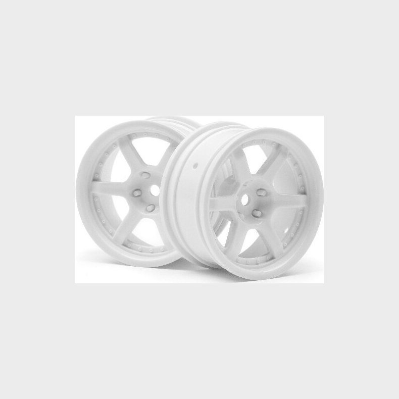 Hre C106 Wheel 26mm White (6mm Offset/2pcs) - Hp112813 - Hpi Racing