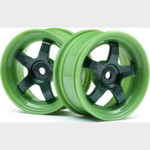Work Meister S1 Wheel Green 26mm (0mm Os/2pcs) - Hp113095 - Hpi Racing