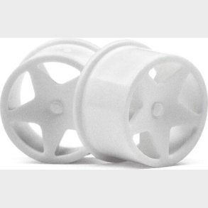 Q32 Super Star Wheel Set F/r White/18x10/18x14 X 4 - Hp114286 - Hpi Racing