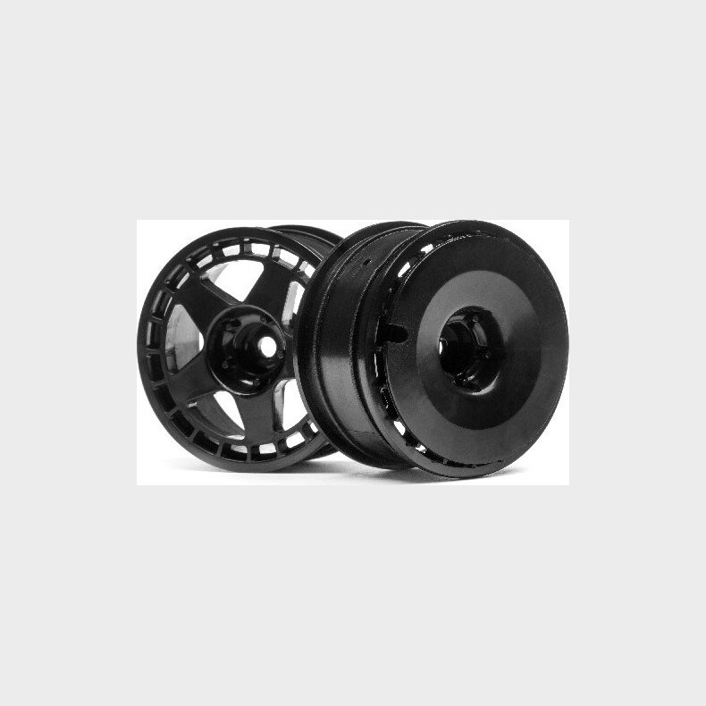 Fifteen52 Turbomac Wheel Black (26mm/2pcs) - Hp114638 - Hpi Racing