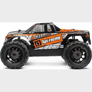 Bullet Mt Clear Body W/ Nitro/flux Decals - Hp115515 - Hpi Racing