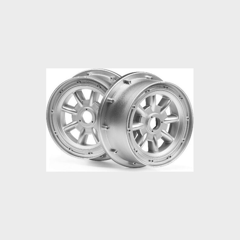 Ml-8 Wheel Silver Front (120x60mm/2pcs) - Hp115765 - Hpi Racing