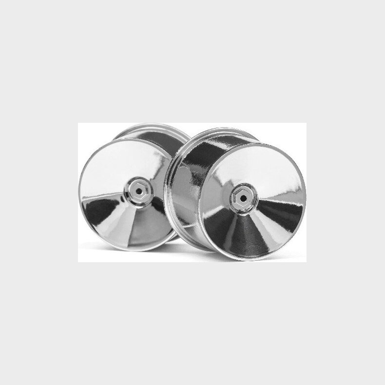Q32 Dish Wheel Set (chrome/22x14/4pcs) - Hp116020 - Hpi Racing