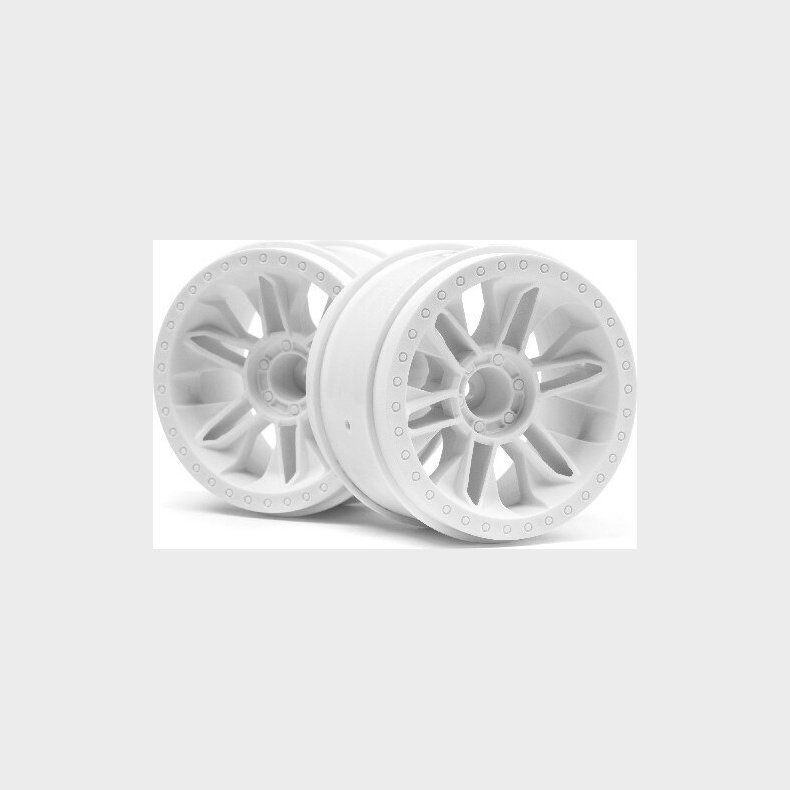 6-shot St Wheel (white/2pcs) - Hp116738 - Hpi Racing