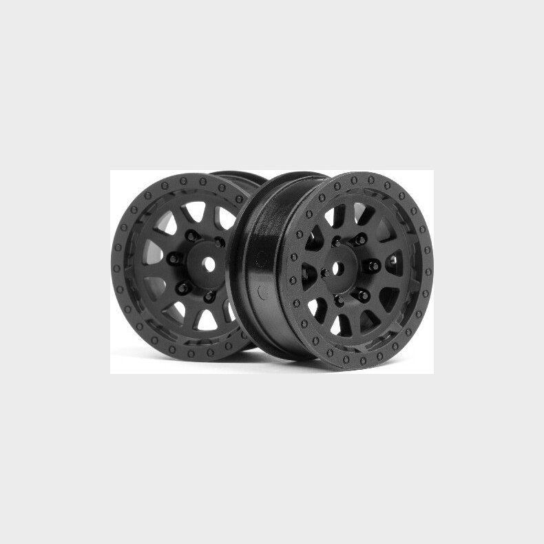 Cr-10 Wheel 1.9 (black/2pcs) - Hp116840 - Hpi Racing