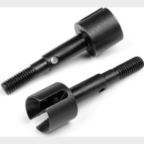 Front Wheel Axle (2pcs) - Hp116876 - Hpi Racing