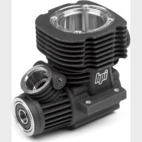 Crankcase (black/f5.9) - Hp117265 - Hpi Racing