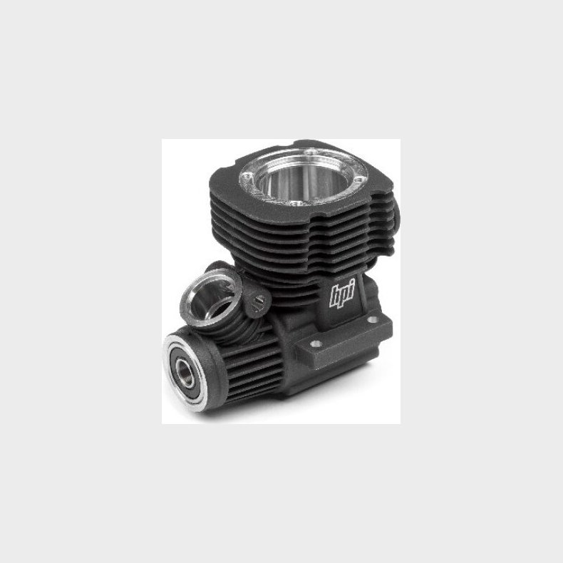 Crankcase (black/f5.9) - Hp117265 - Hpi Racing