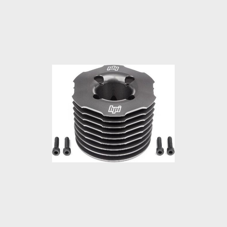 Aluminum Heatsink Head (gunmetal/f5.9) - Hp117268 - Hpi Racing