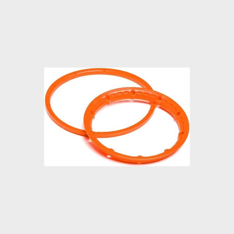 Heavy Duty Wheel Bead Lock Rings Orange/f. 2 Wheel - Hp117334 - Hpi Racing