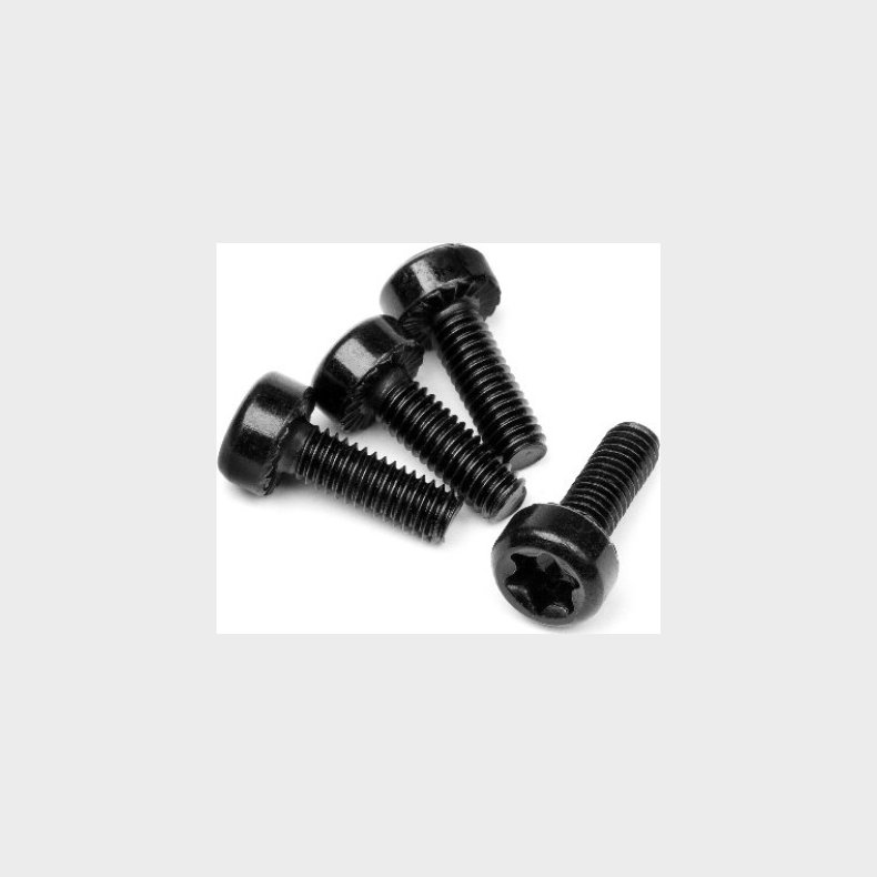 Wide Cap Head Torx Screw M4x12mm (4pcs) - Hp15455 - Hpi Racing