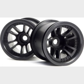 Split 5 Truck Wheel (black/2pcs) - Hp3051 - Hpi Racing