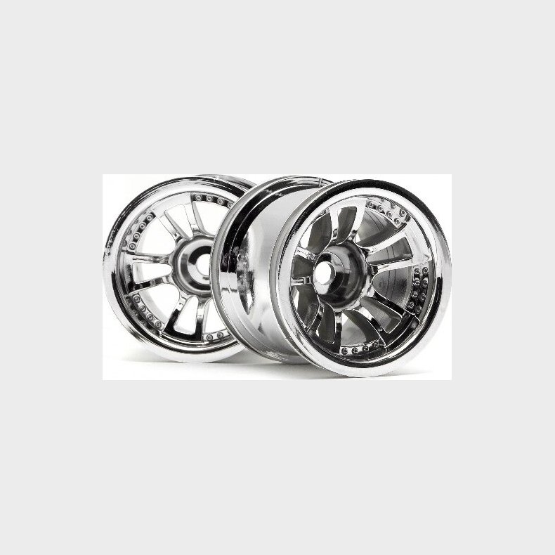 Split 5 Truck Wheel (chrome/2pcs) - Hp3052 - Hpi Racing