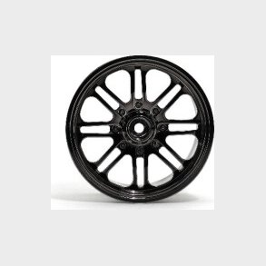 8 Spoke Wheel Black Chrome (83x56mm/2pcs) - Hp3173 - Hpi Racing