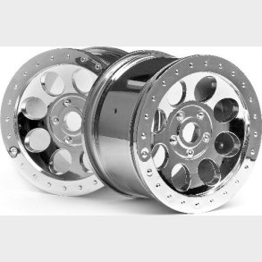 Mag-8 Wheel Chrome (83x56mm/2pcs) - Hp3187 - Hpi Racing