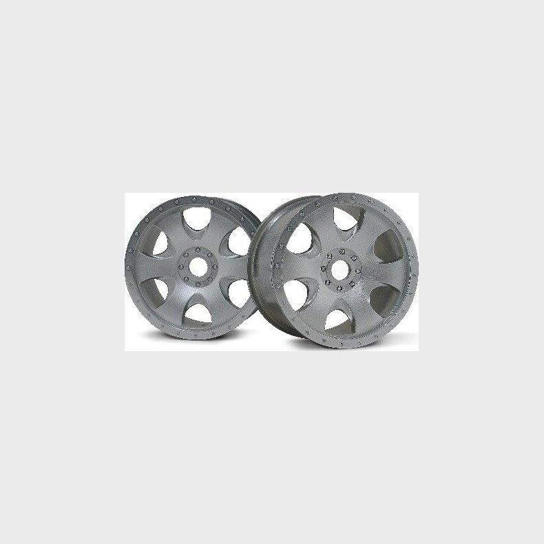 Warlock Wheel Matt Chrome(83x56mm/2pcs) - Hp3193 - Hpi Racing