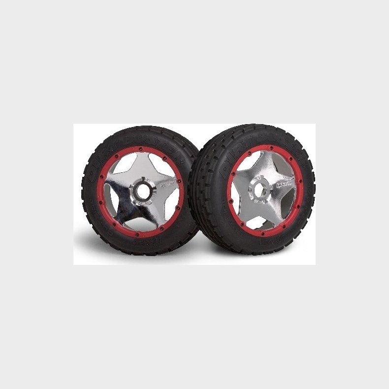 Super Star Wheel Shiny Chrome (120x60mm/2pcs/) - Hp3224 - Hpi Racing