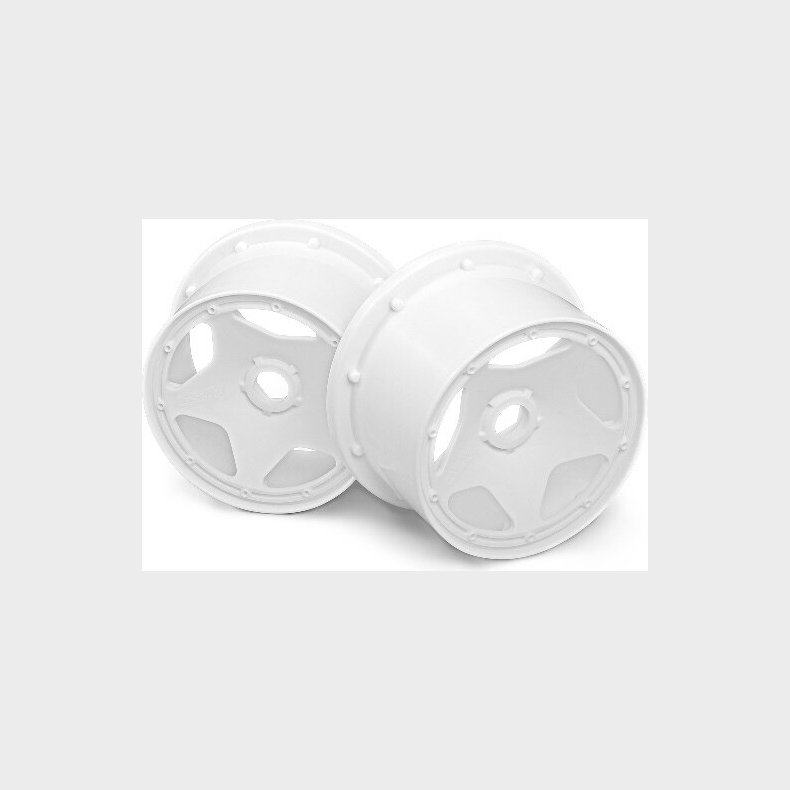 Super Star Wheel White (120x75mm/2pcs) - Hp3225 - Hpi Racing