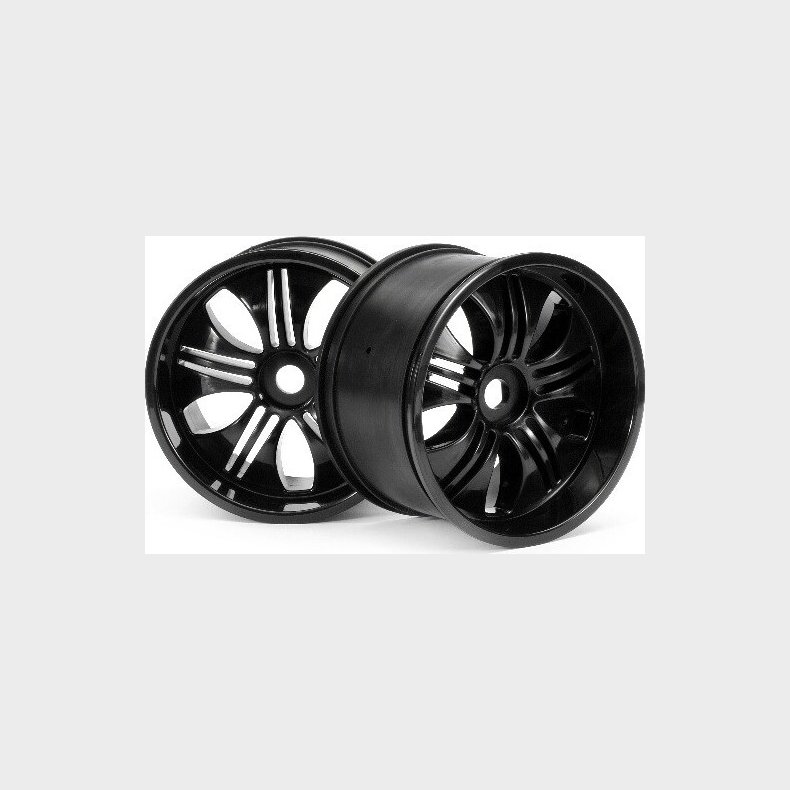 Tremor Wheel Black (115x70mm 7inch/2pcs) - Hp3251 - Hpi Racing