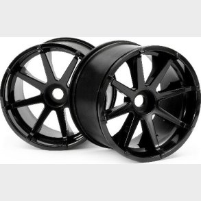 Blast Wheel Black (115x70mm 7inch/2pcs) - Hp3256 - Hpi Racing