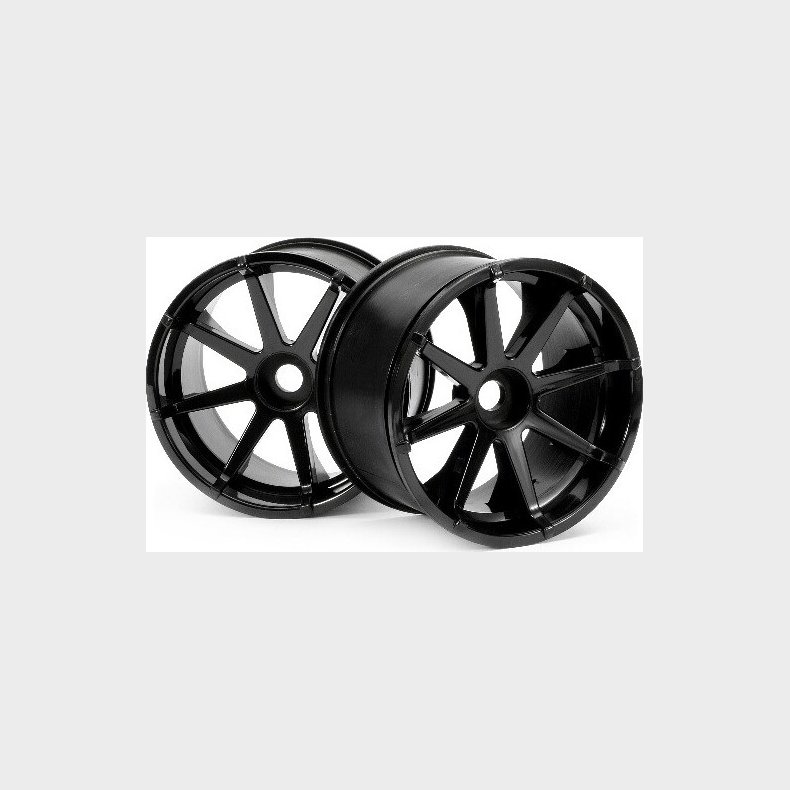 Blast Wheel Black (115x70mm 7inch/2pcs) - Hp3256 - Hpi Racing