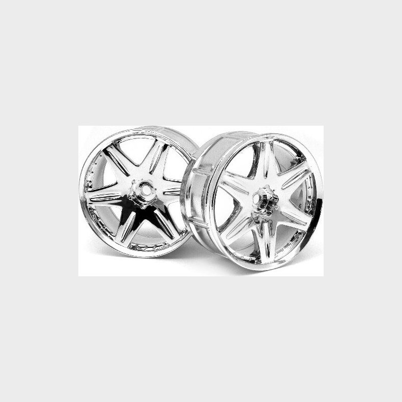 Lp29 Wheel Work Ls406 Chrome (2pcs) - Hp3343 - Hpi Racing