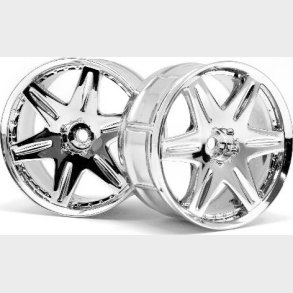 Lp32 Wheel Work Ls406 Chrome (2pcs) - Hp3344 - Hpi Racing