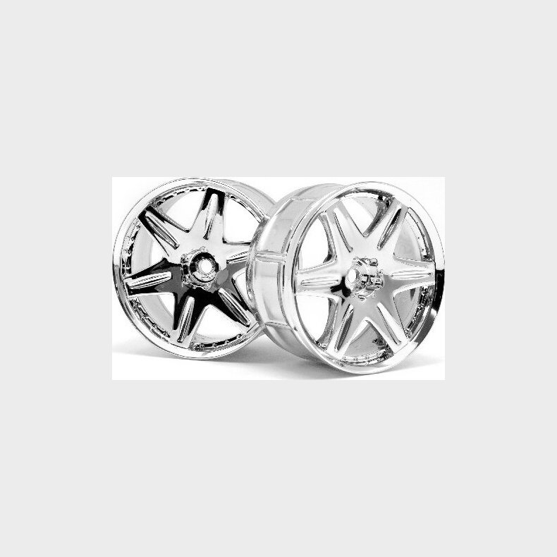 Lp32 Wheel Work Ls406 Chrome (2pcs) - Hp3344 - Hpi Racing