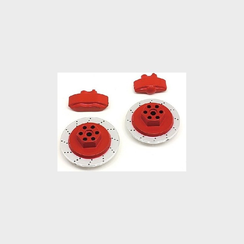 E10 Brake Disc &amp; Caliper Set (red) - Hp33450 - Hpi Racing