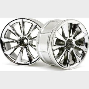 Lp32 Wheel Atg Rs8 Chrome (2pcs) - Hp33463 - Hpi Racing